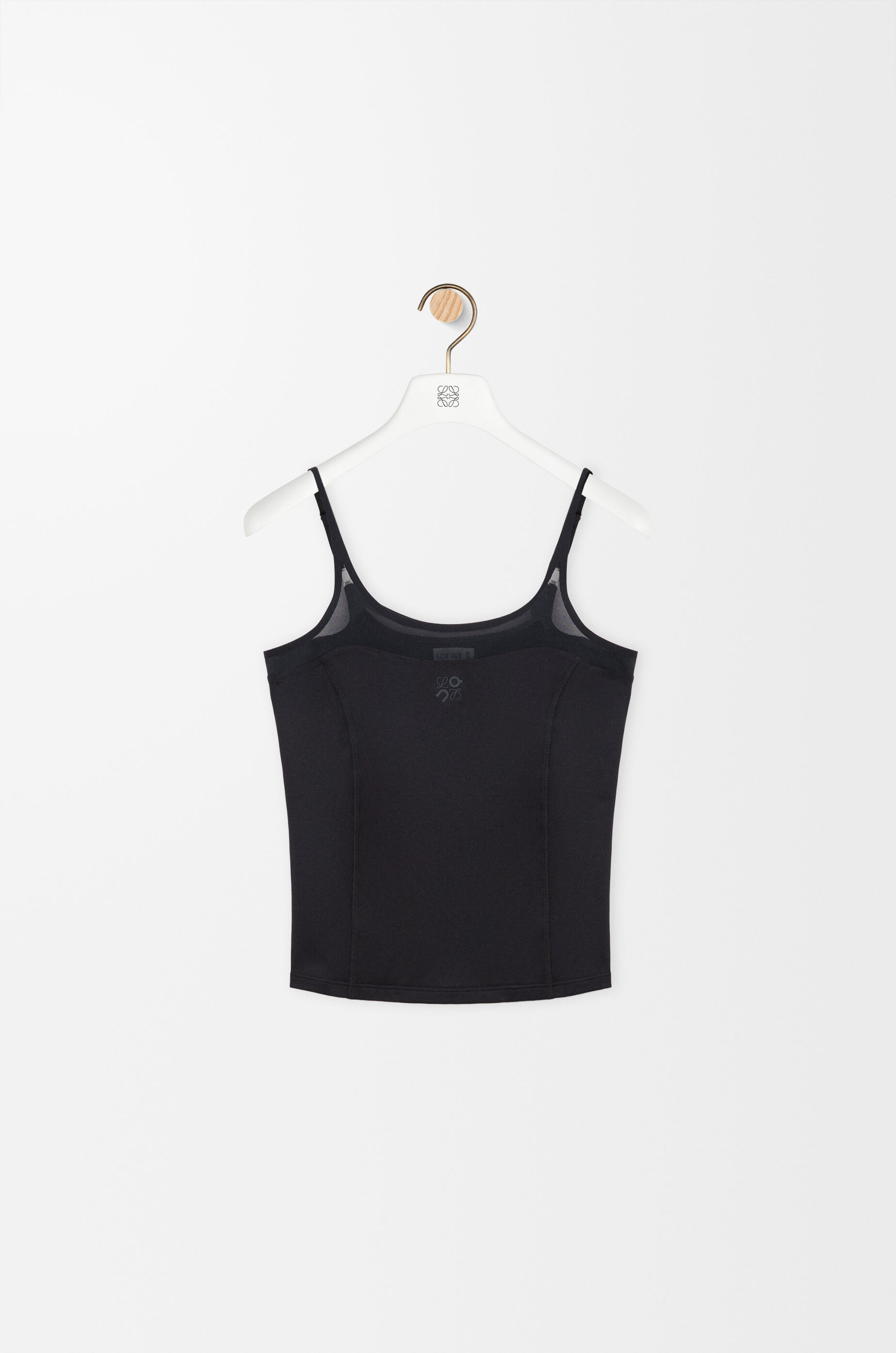 LOEWE Strappy top in technical jersey Black