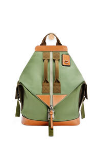 LOEWE Convertible backpack in canvas Khaki Green