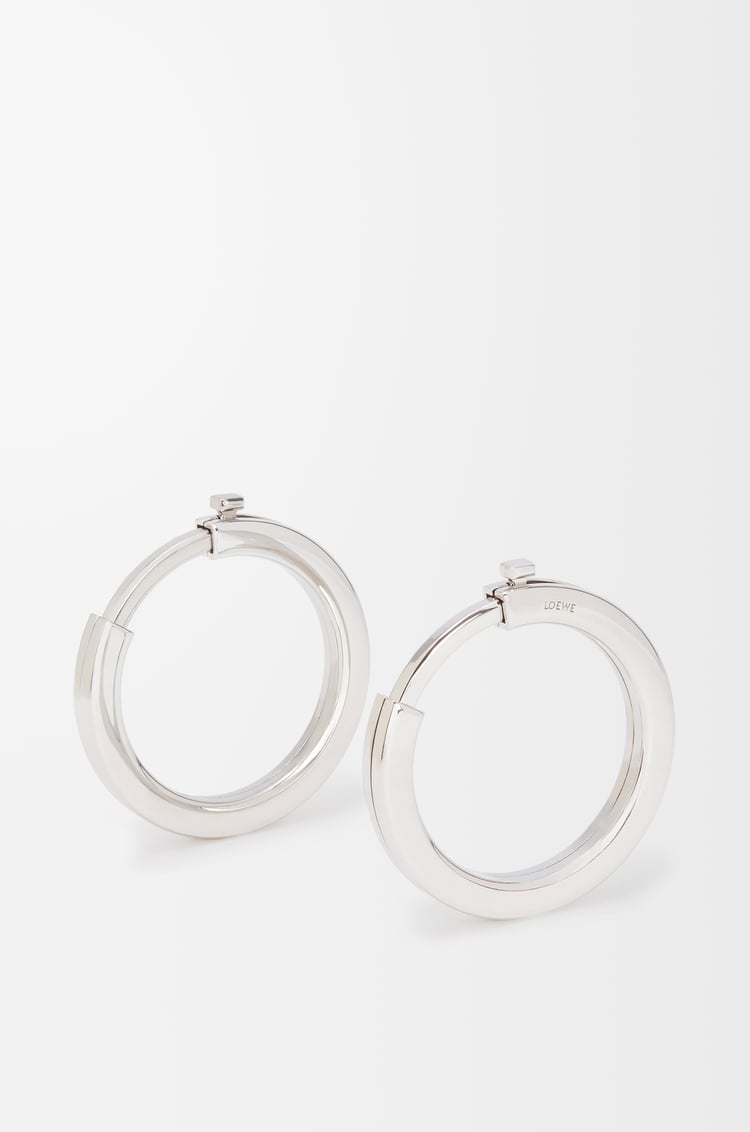 LOEWE Metallic rings for strap Palladium