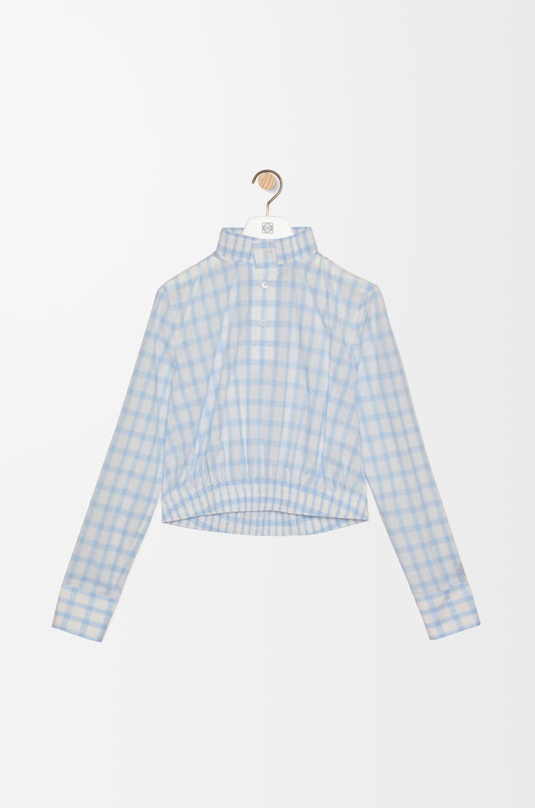 LOEWE ブラウス（コットン） ホワイト/ブルー