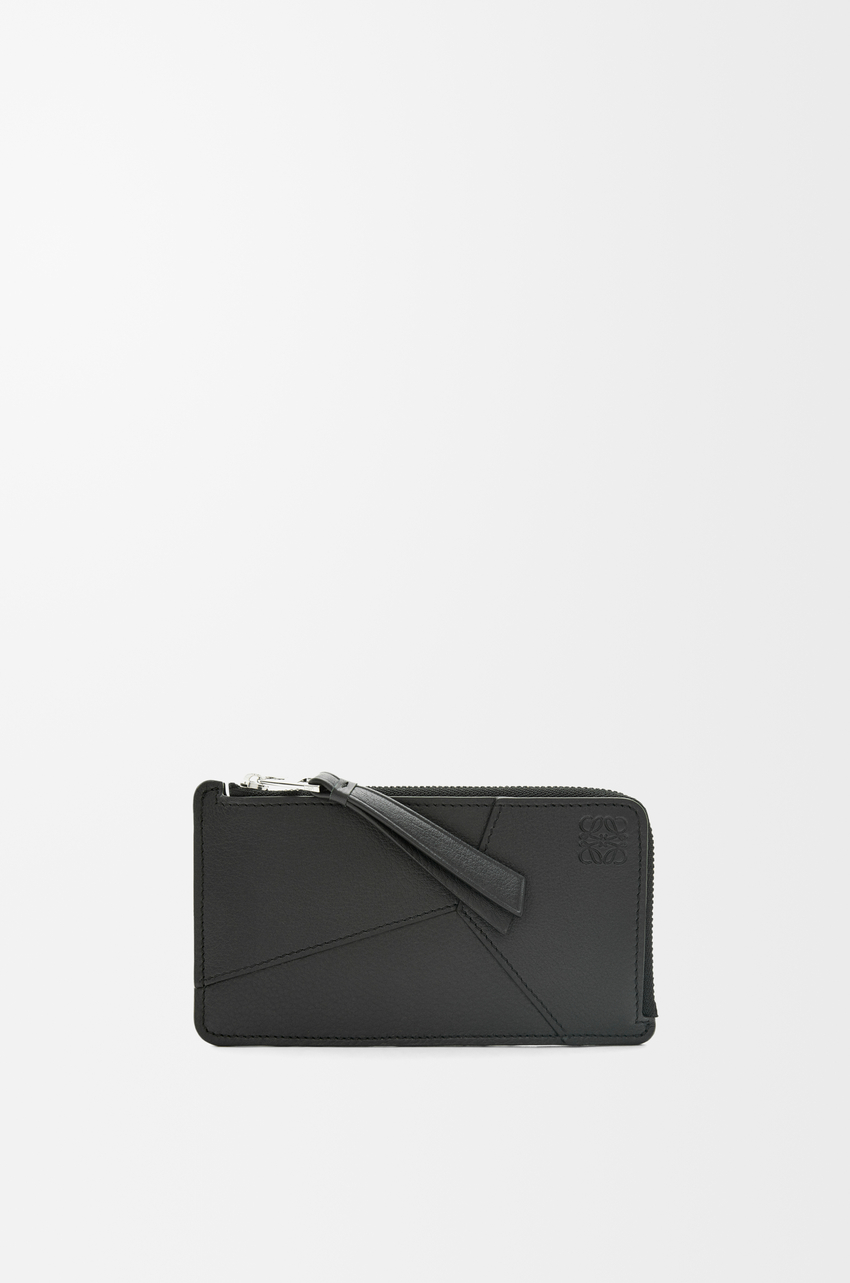 Puzzle long coin cardholder in classic calfskin