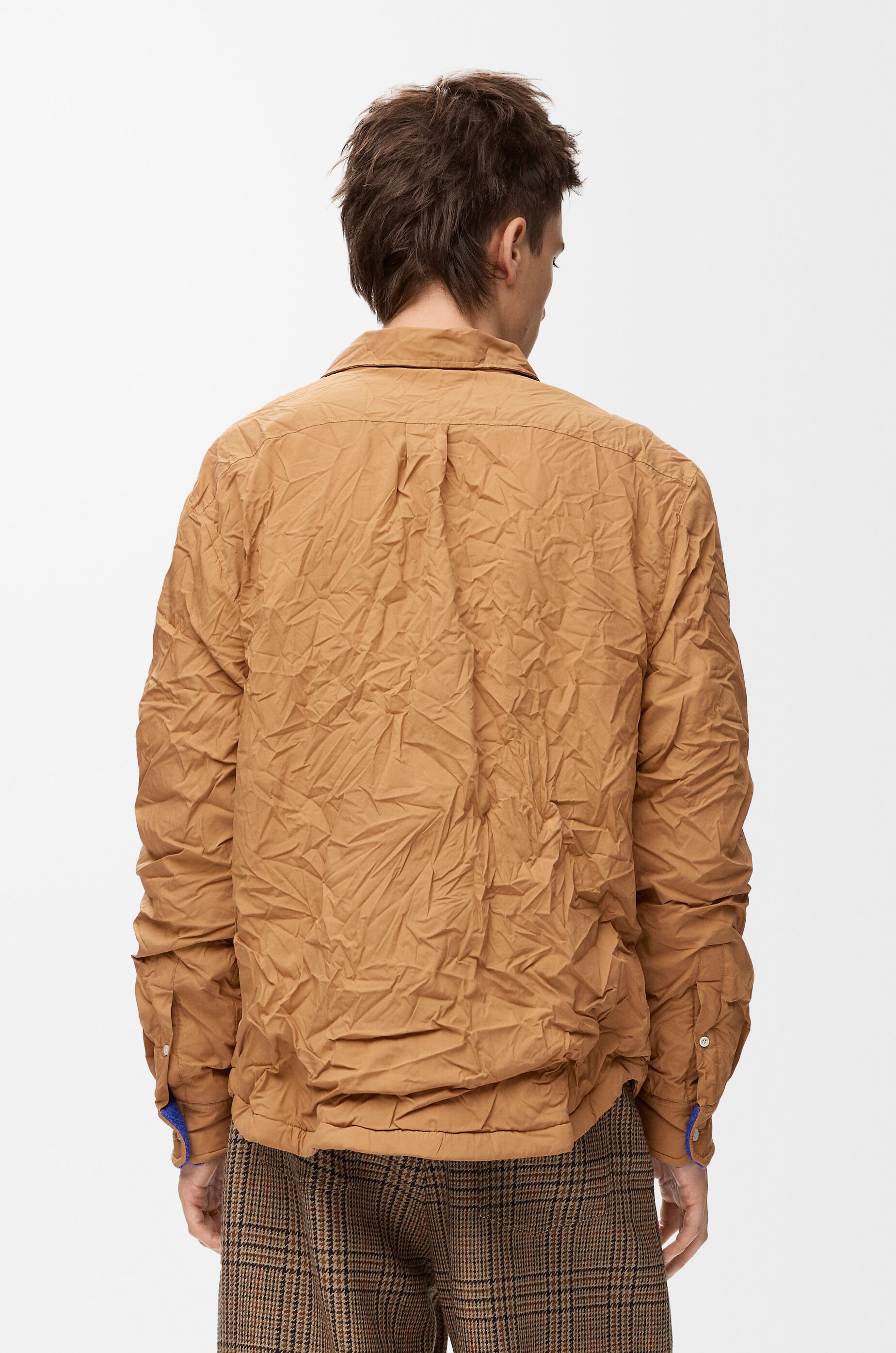 ハイブリッド シャツ（コットンブレンド&ウール） ベージュ - LOEWE