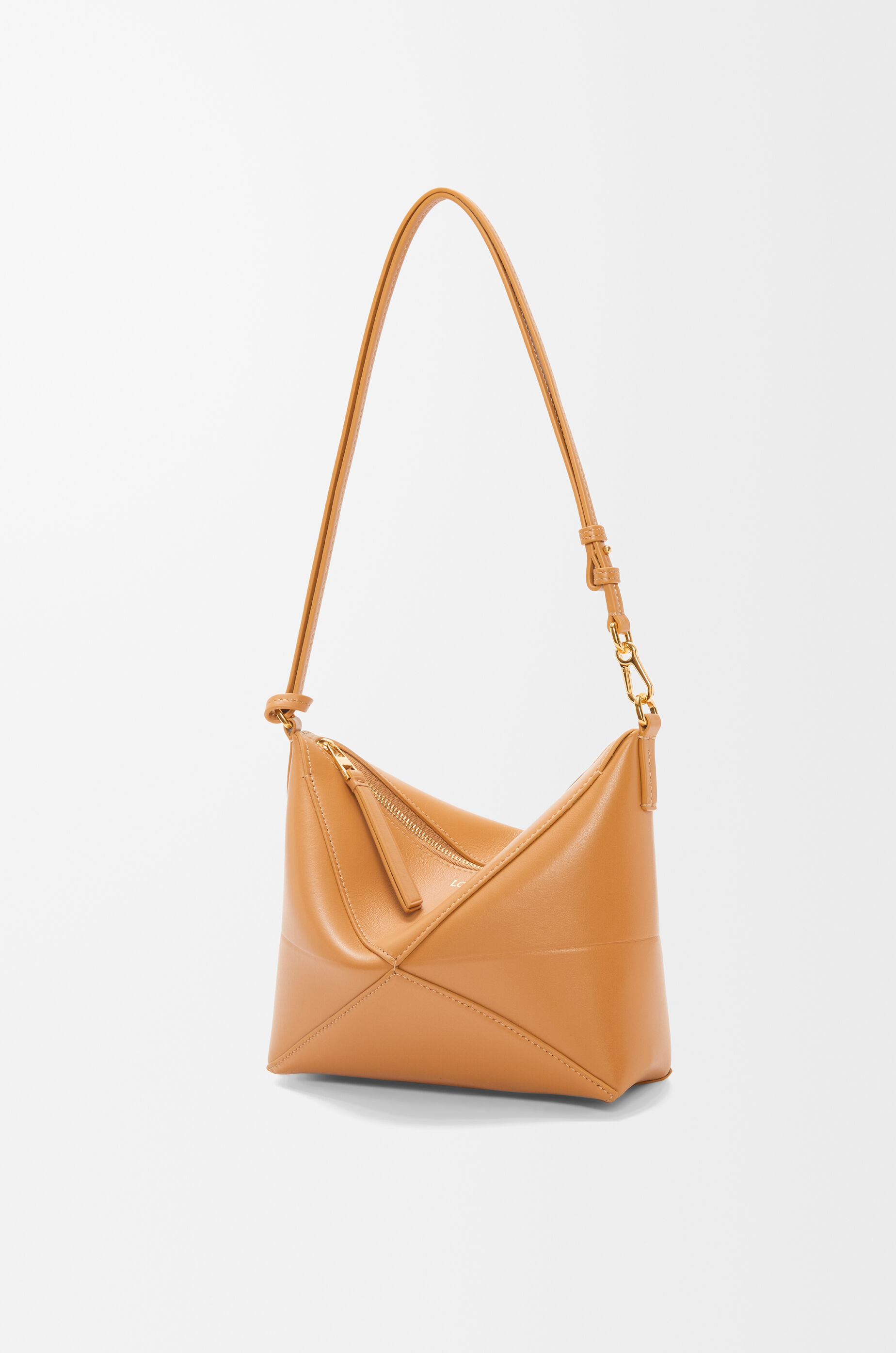 パズルフォルド ポーチ（シャイニーナパカーフ） ベージュ - LOEWE
