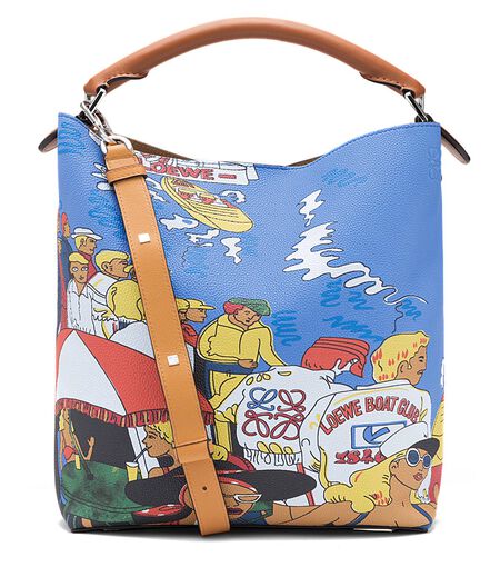 LOEWE Bolso T Bucket Vacaciones Multicolor/Bronceado LOEWE Bolso T Bucket Vacaciones Multicolor/Bronceado all