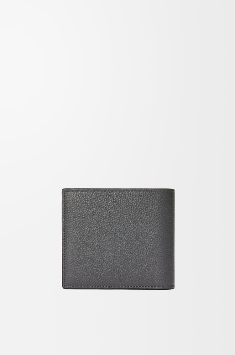 LOEWE Cartera con dos pliegues y monedero en piel de ternera Antracita