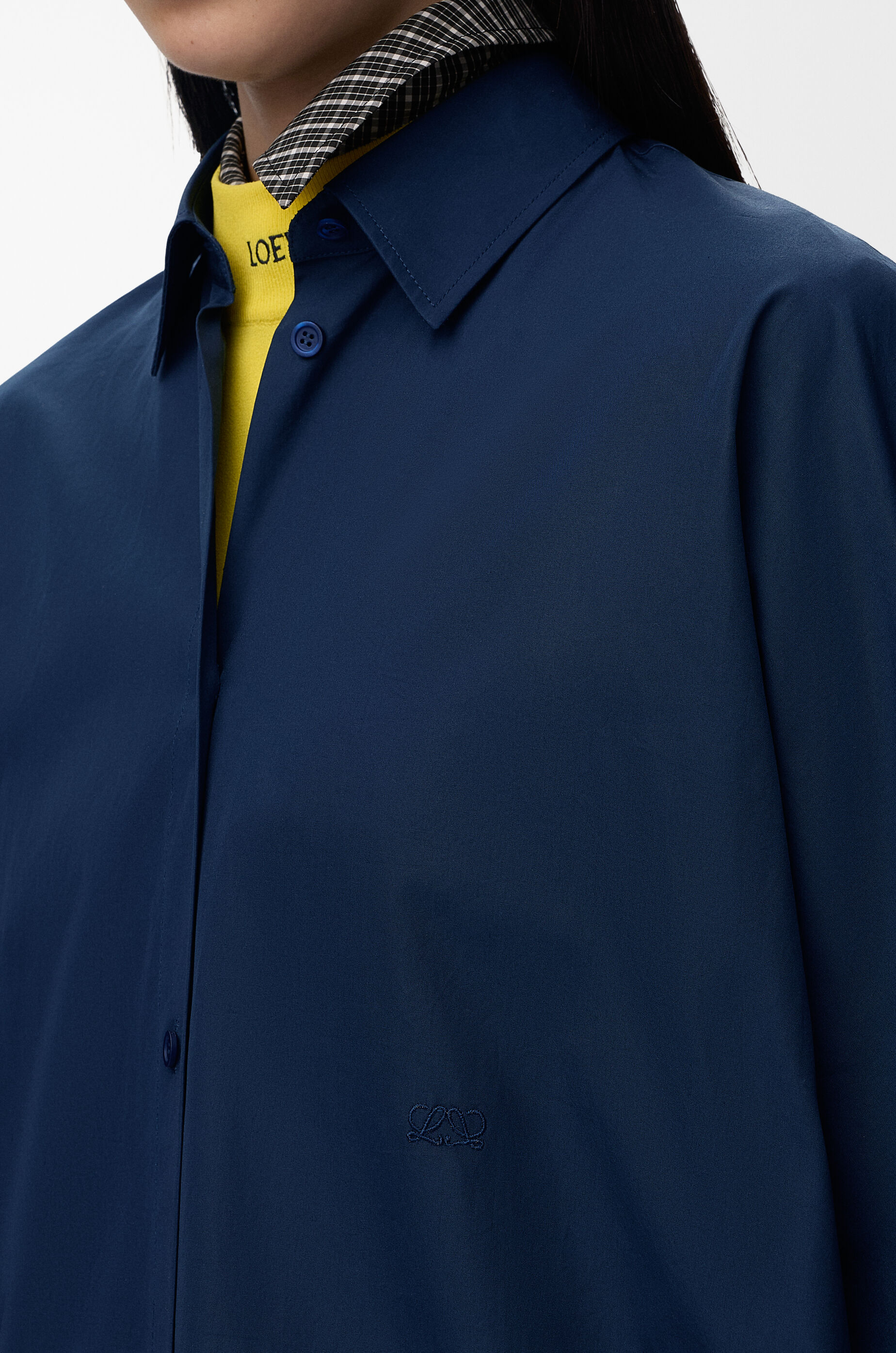 Shirt in cotton Blue - LOEWE USA Official Website