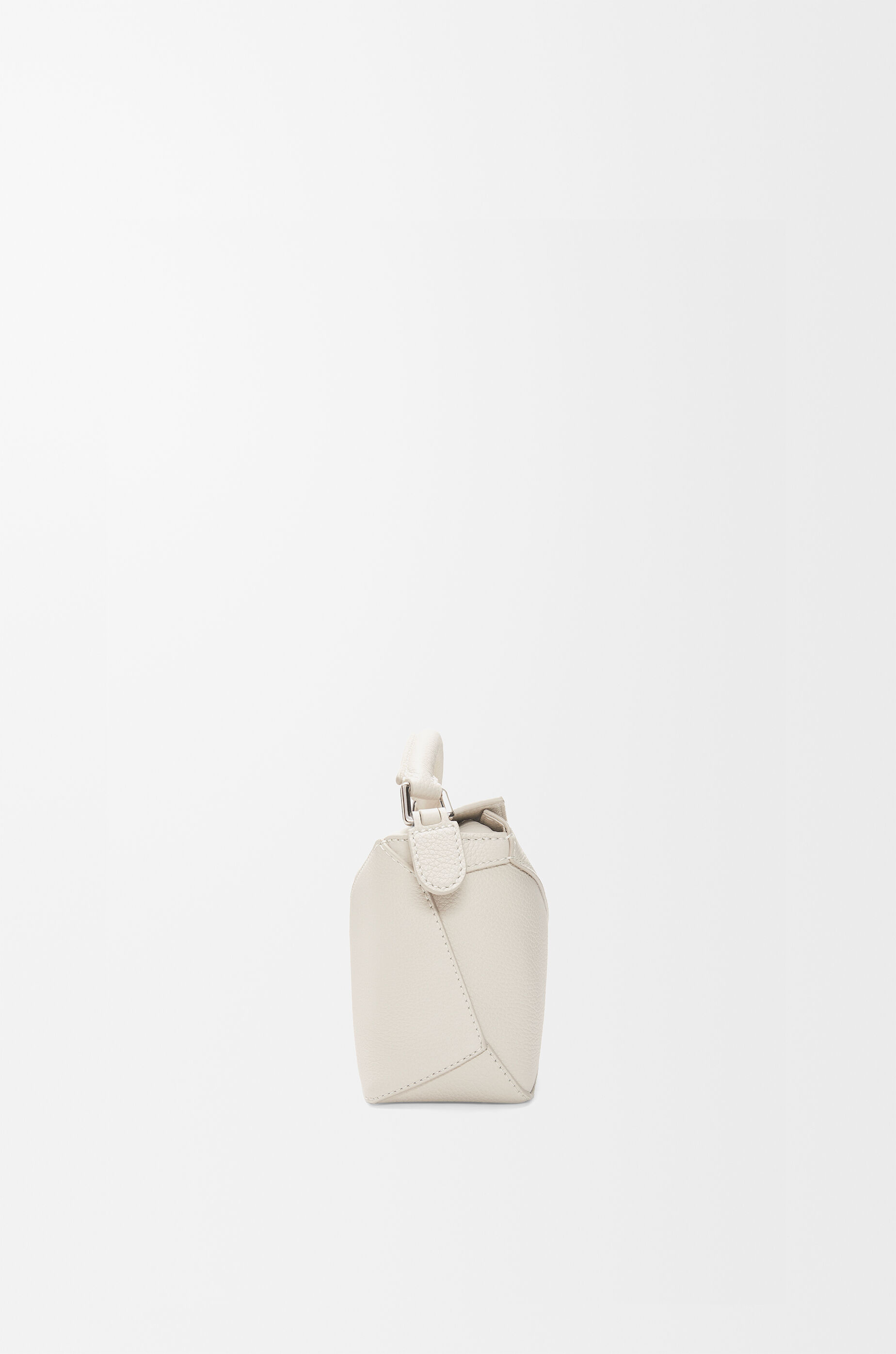 Mini Puzzle Edge bag in soft grained calfskin Grey - LOEWE