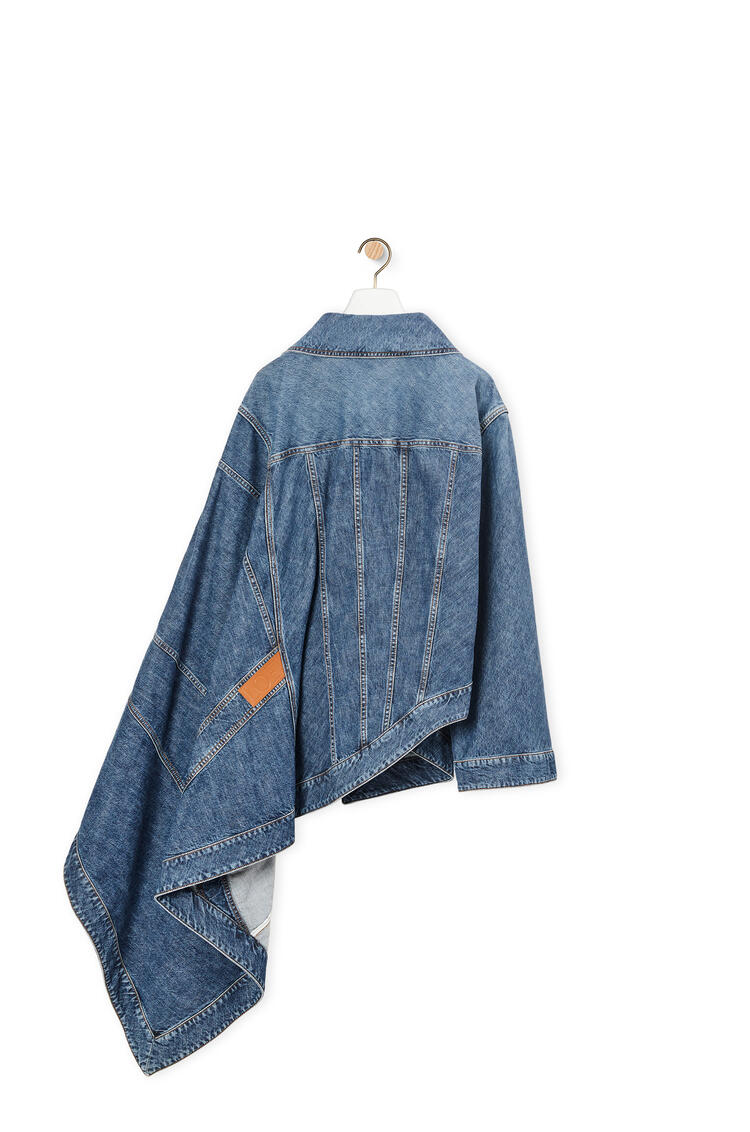 LOEWE Asymmetric jacket in denim Blue Denim pdp_rd