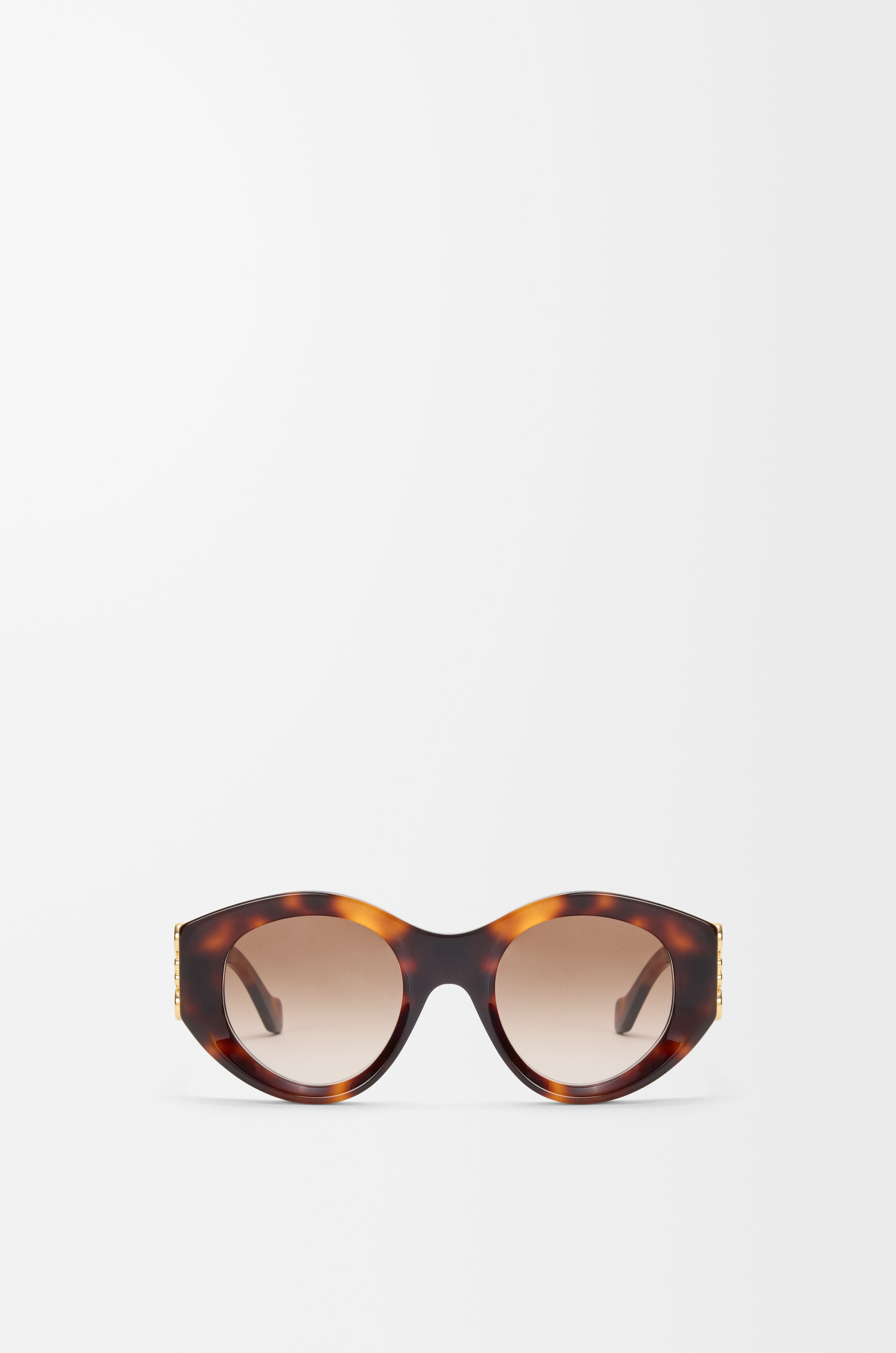 マキシ アナグラム バタフライ サングラス ブラウン - LOEWE Japan