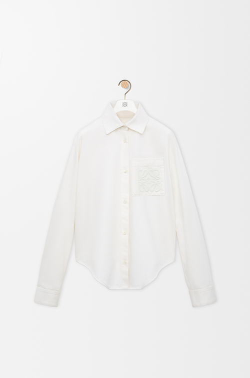 LOEWE Camicia in denim Bianco