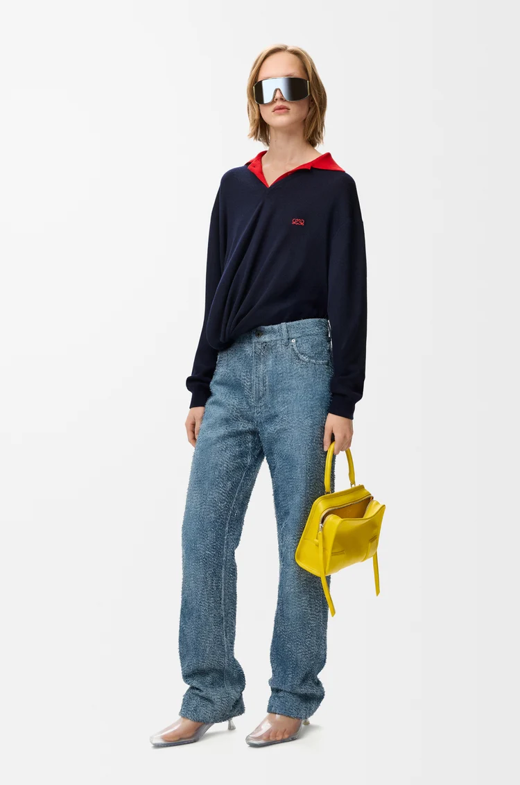 LOEWE Sweater in wool Dark Navy