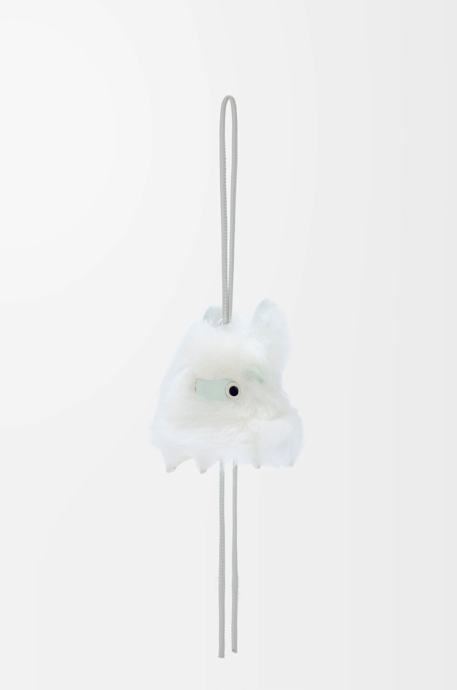 Snow Bunny charm in shearling White - LOEWE