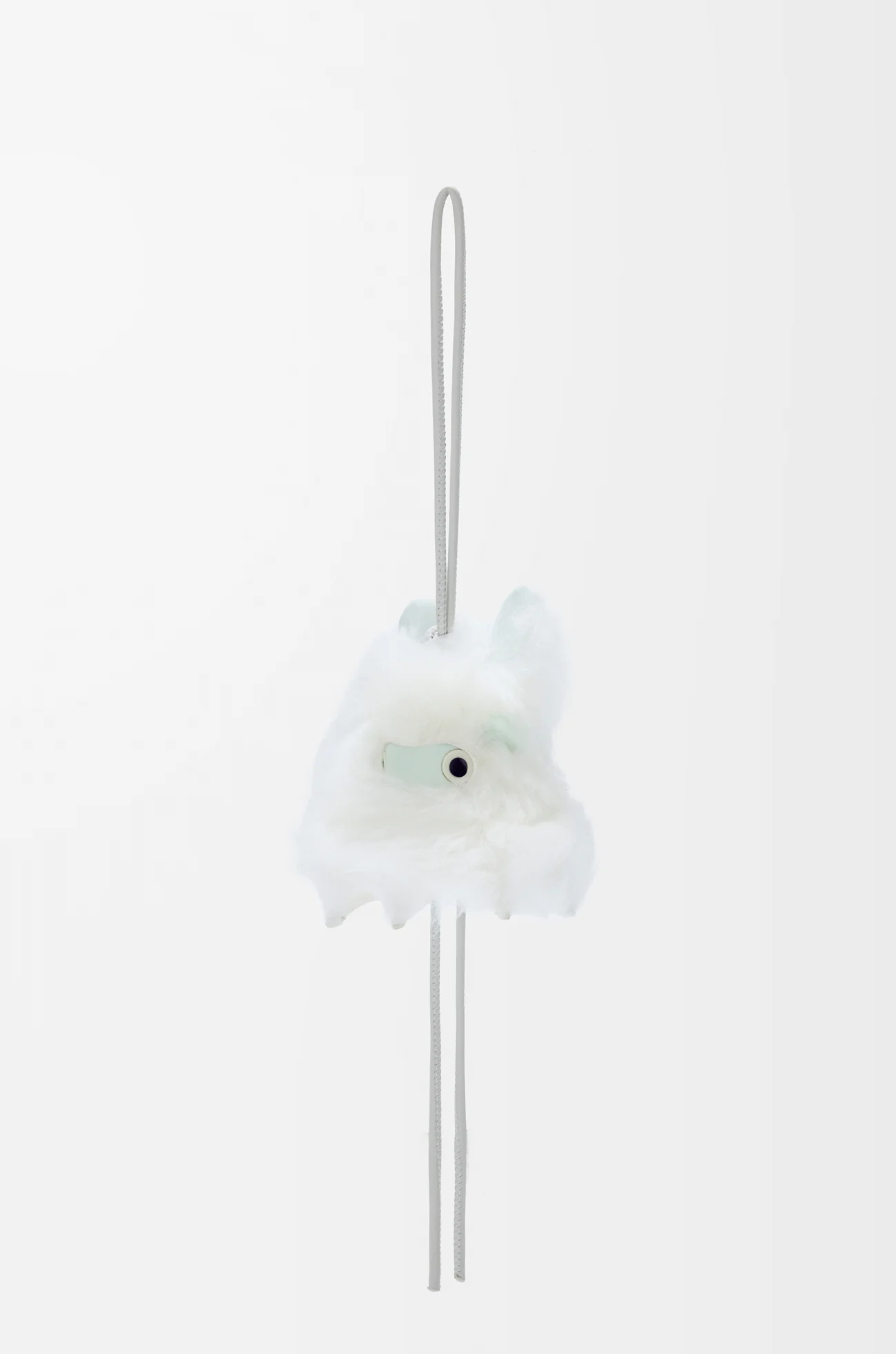 LOEWE Charm Bunny en piel de ternera Blanco