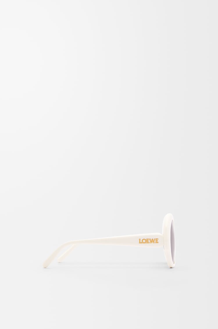 LOEWE Round Slim sunglasses White/Ivory