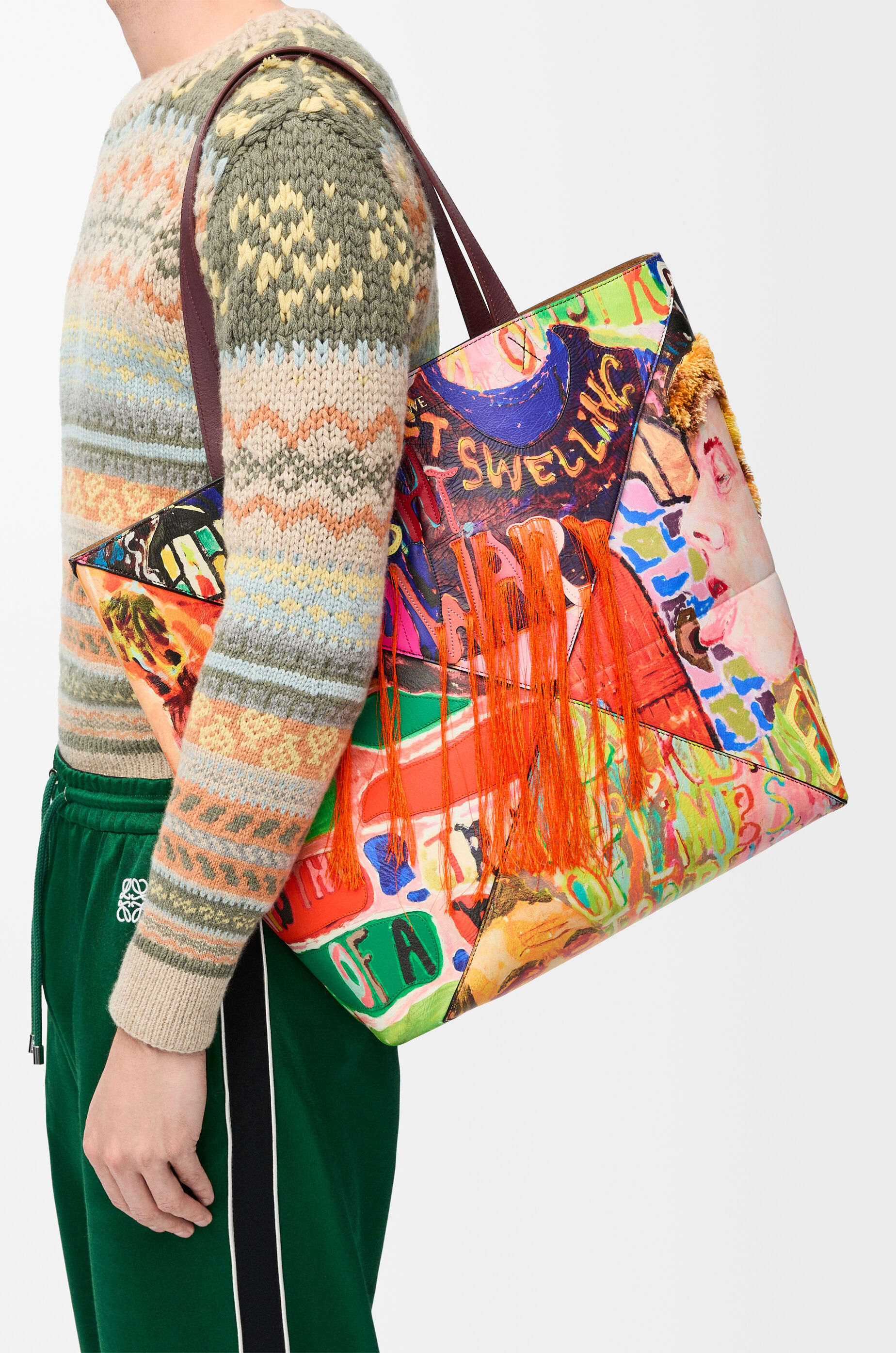 パズルフォルド トート XL(クラシックカーフ) レッド - LOEWE パズルフォルド トート XL(クラシックカーフ) レッド - LOEWE