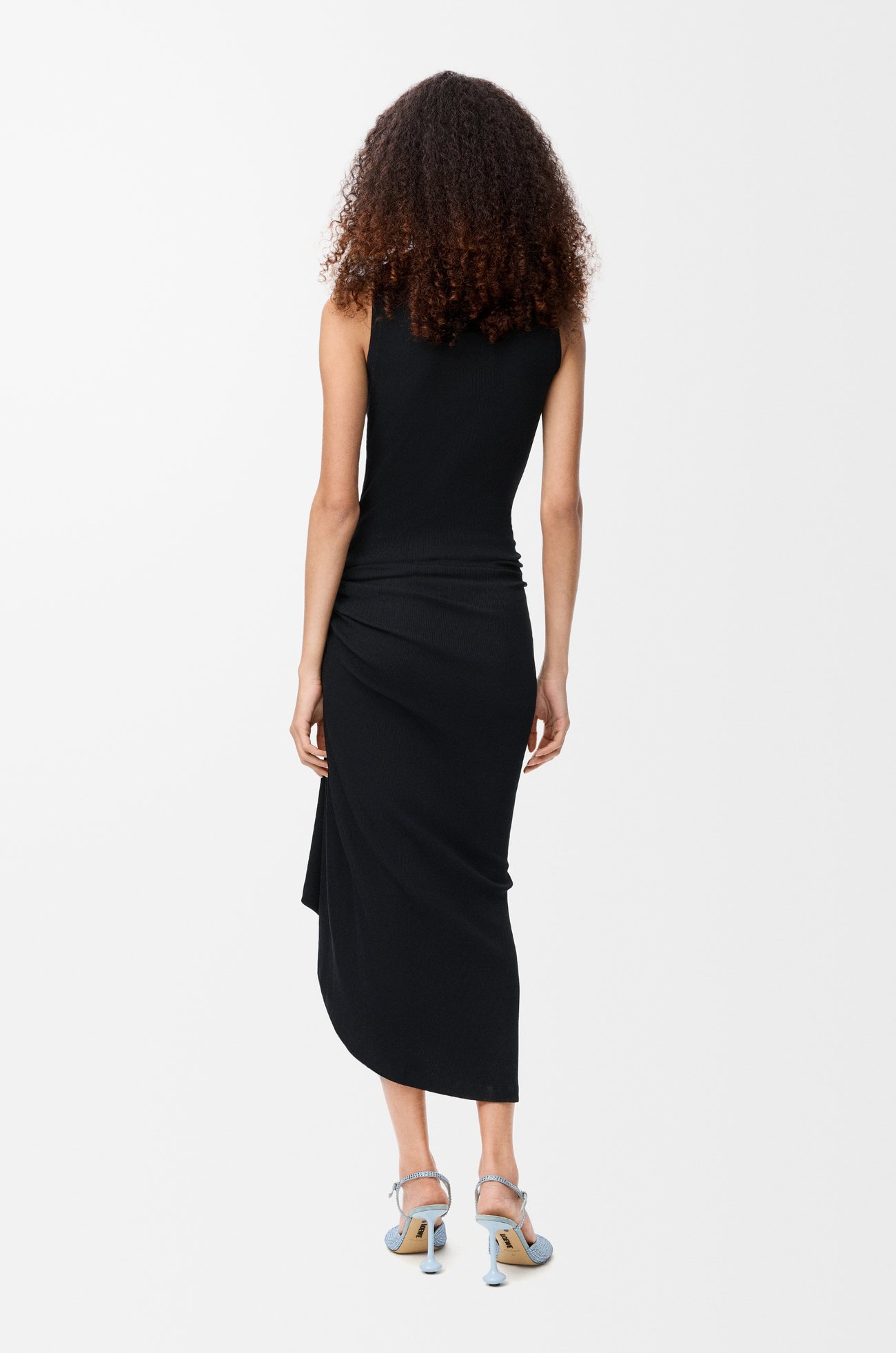 LOEWE Tank dress in cotton Black