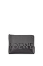 LOEWE Signature L Zip Pouch in calfskin Anthracite/Black pdp_rd