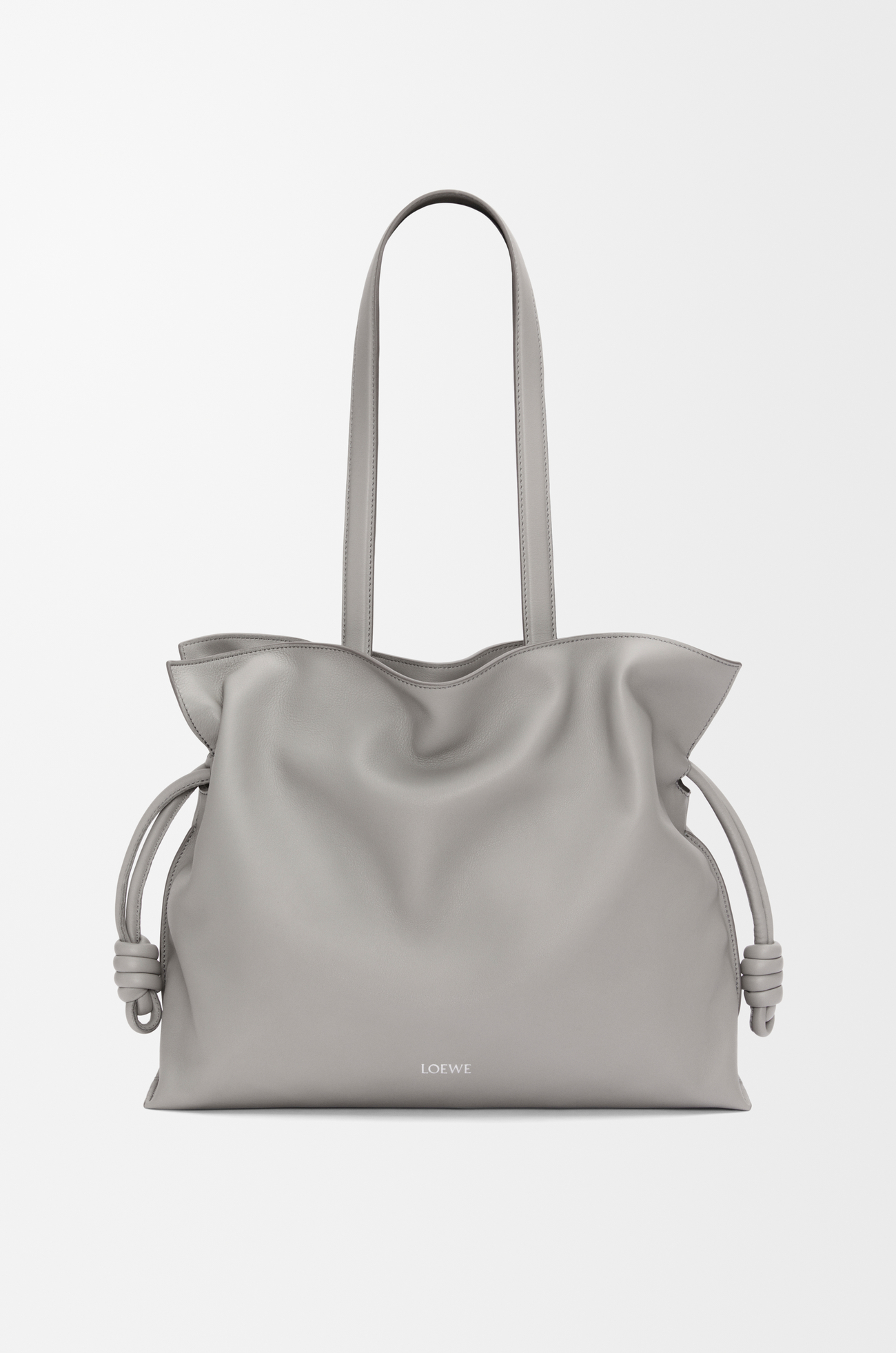 LOEWE Bolso Flamenco purse mediano con lentejuelas Gris Perla plp_rd