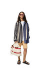 LOEWE Patchwork hooded parka in cotton Multicolor pdp_rd