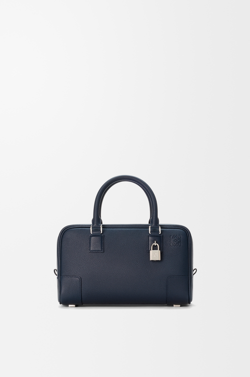 LOEWE Bolso Amazona 23 en suave piel de ternera graneada Azul Marino