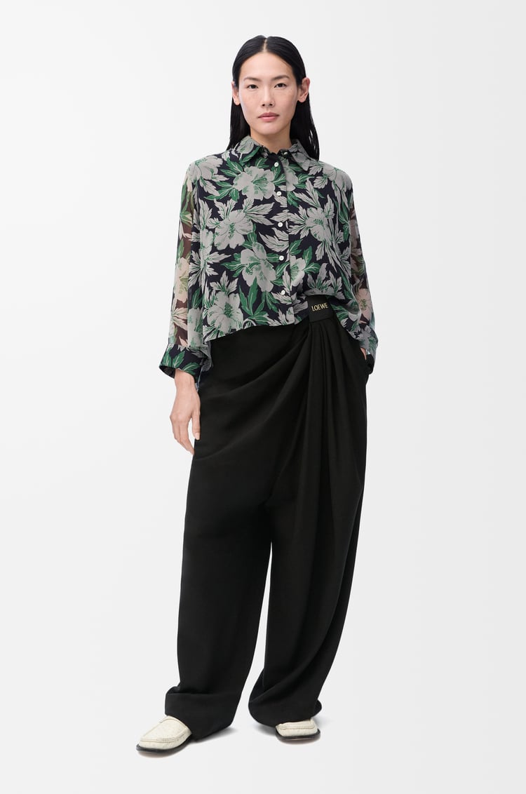 LOEWE Camisa en seda Multicolor