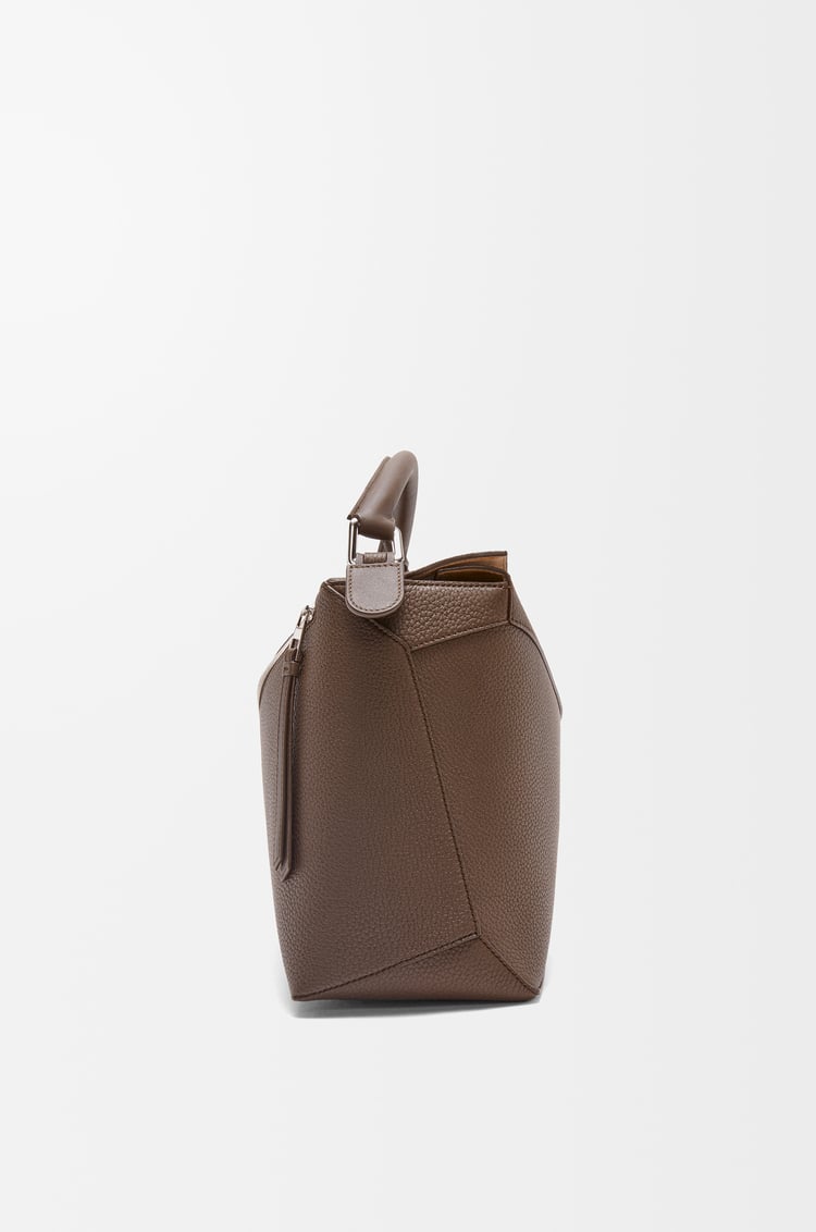 LOEWE Bolso Puzzle grande en piel de ternera Puro Oscuro