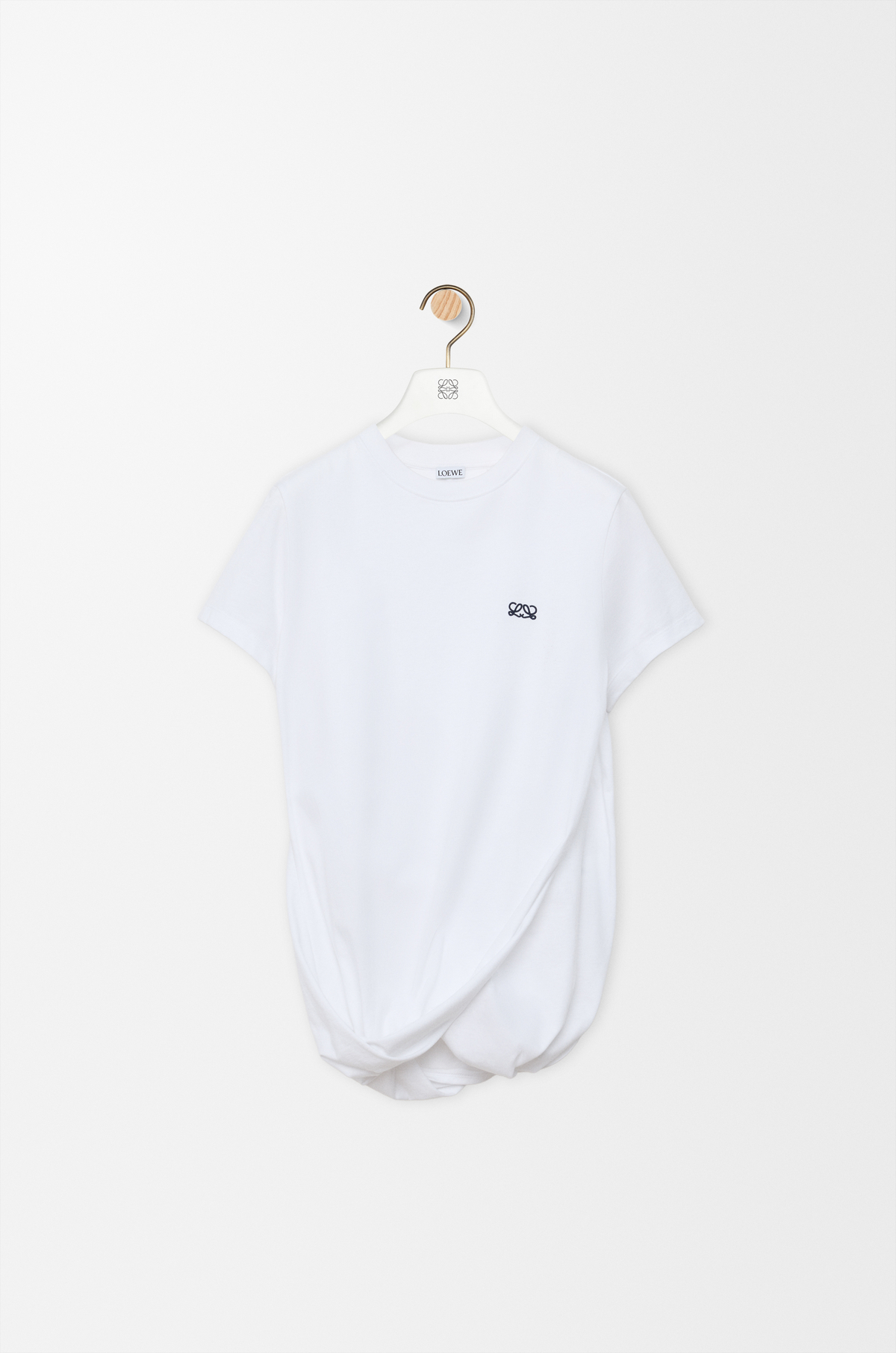 ドレープ Tシャツ（コットン） ホワイト - ロエベ 日本 公式サイト