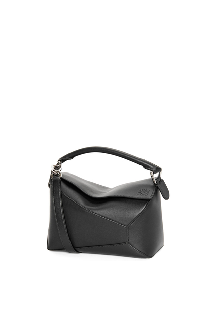 LOEWE Petit sac Puzzle Edge en cuir de veau classique NOIR plp_rd