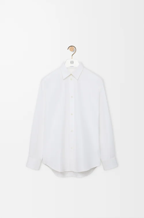 LOEWE Camisa en algodón Blanco