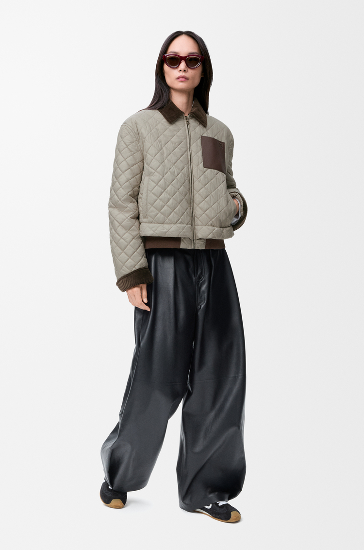 LOEWE ショート ジャケット（テクニカルファブリック） ミディアムグレー