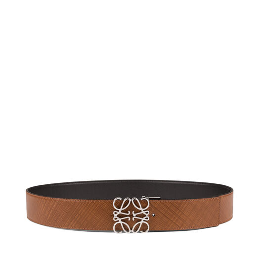 LOEWE Cinturon Anagrama 4Cm Adj/Rev Marron Oscuro/Negro LOEWE Cinturon Anagrama 4Cm Adj/Rev Marron Oscuro/Negro all