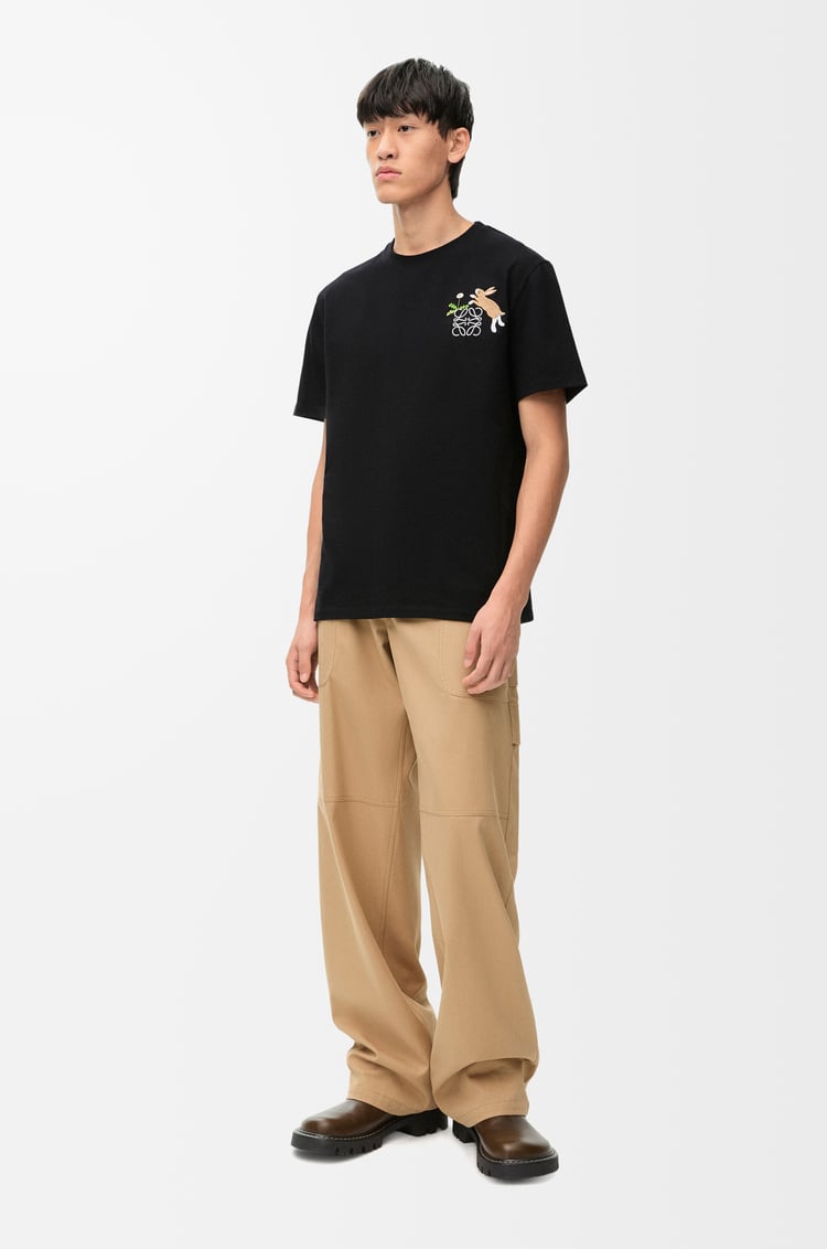 LOEWE Relaxed fit T-shirt in cotton Black