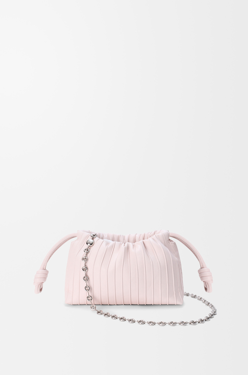 LOEWE フラメンコ プリーツ パース ミニ（ナパラム） クリスタルピンク