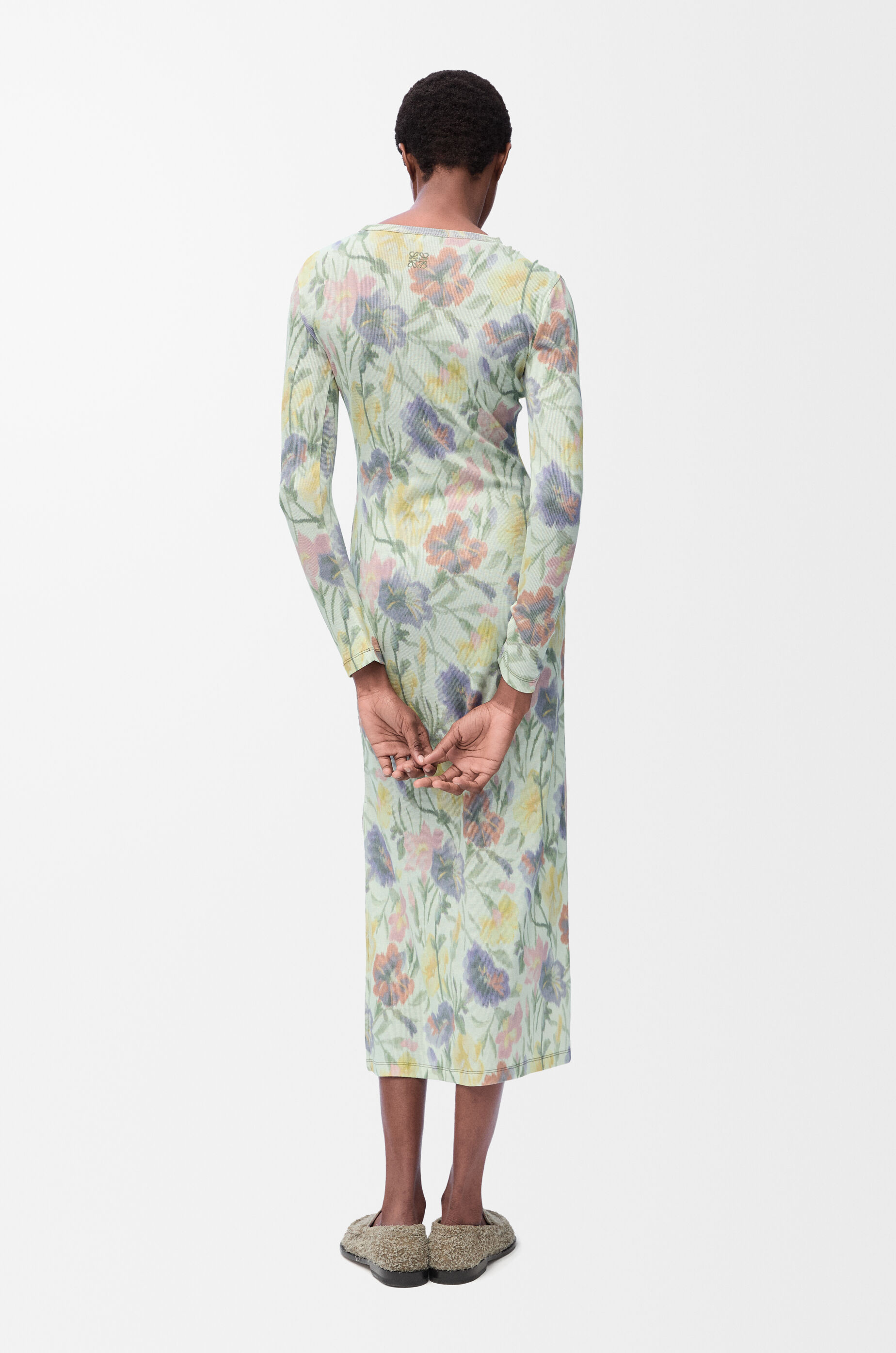 ワンピースその他 Loewe Dress with floral print in silk and cotton Loewe Dress with floral print in silk and cotton | TheDoubleF