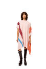 LOEWE 羊毛不對稱條紋連身裙 粉紅色/藍色 pdp_rd