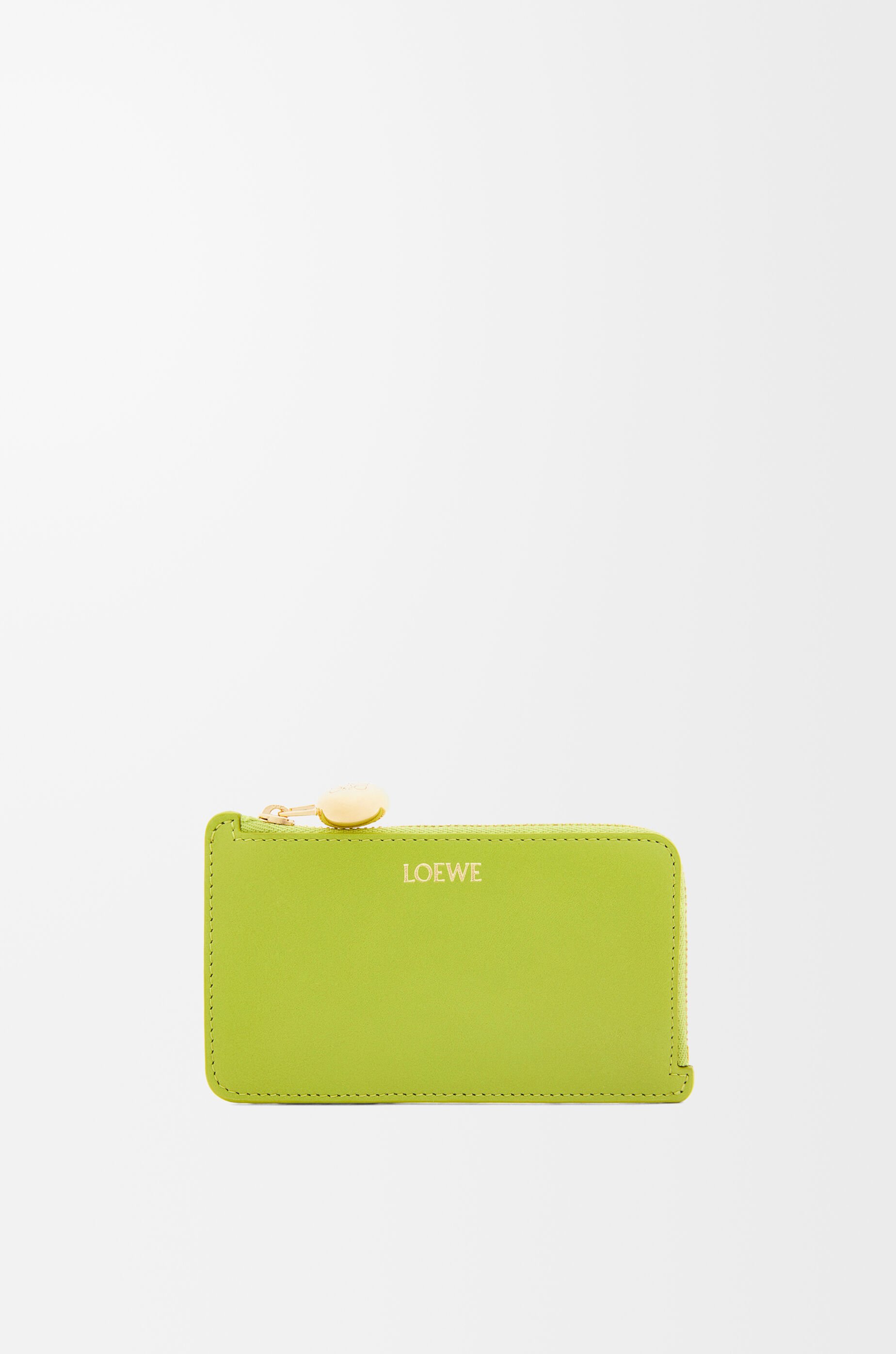 コインカードホルダー（サテンカーフ） トロピカルグリーン - LOEWE