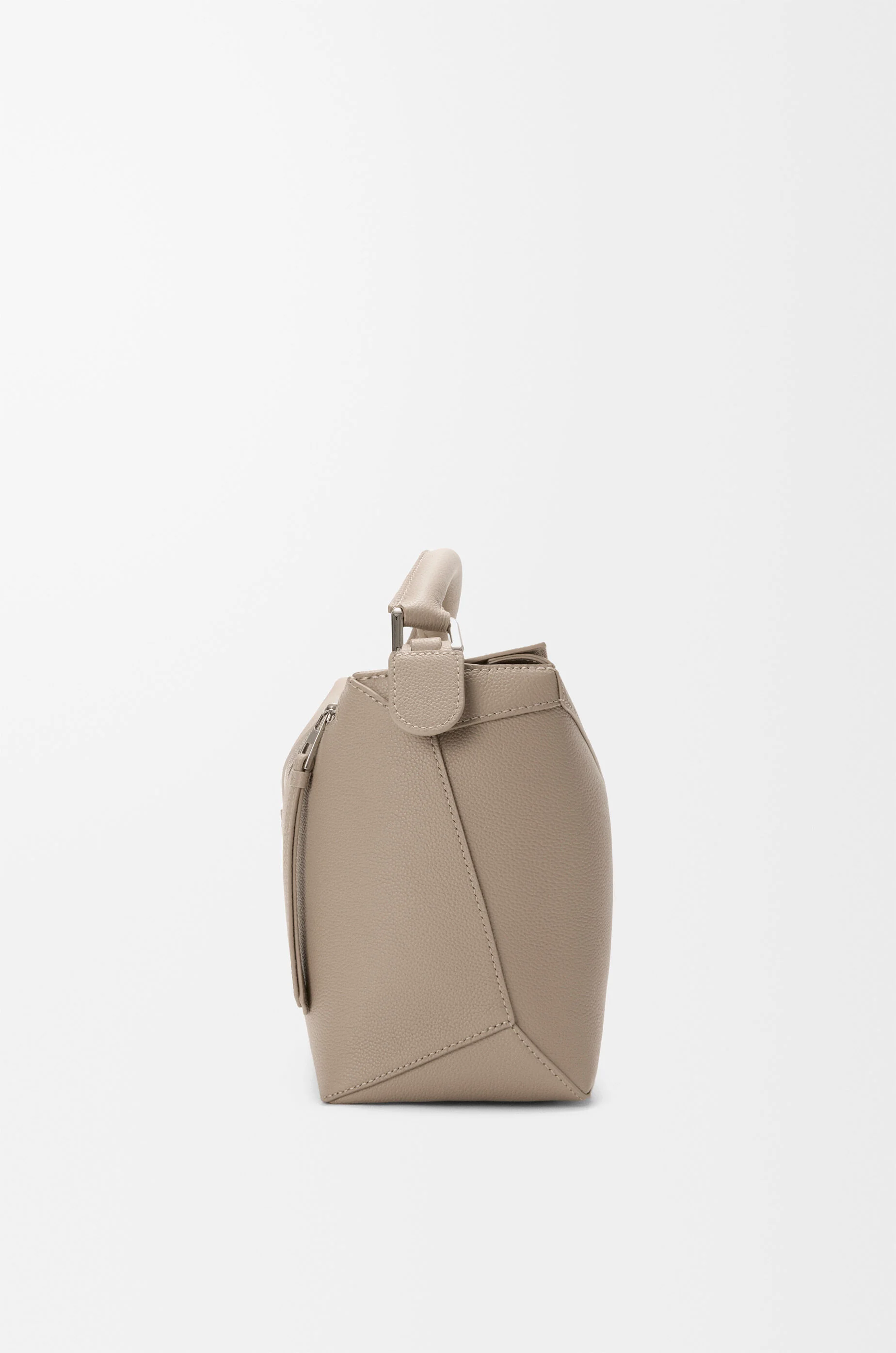 Medium Puzzle Edge bag in soft grained calfskin Brown - LOEWE