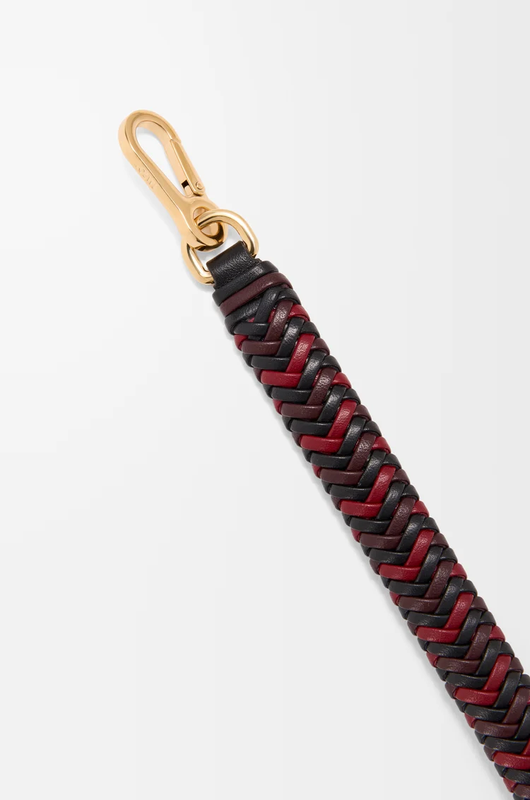LOEWE Arrow short strap in calfskin Black/Multicolor