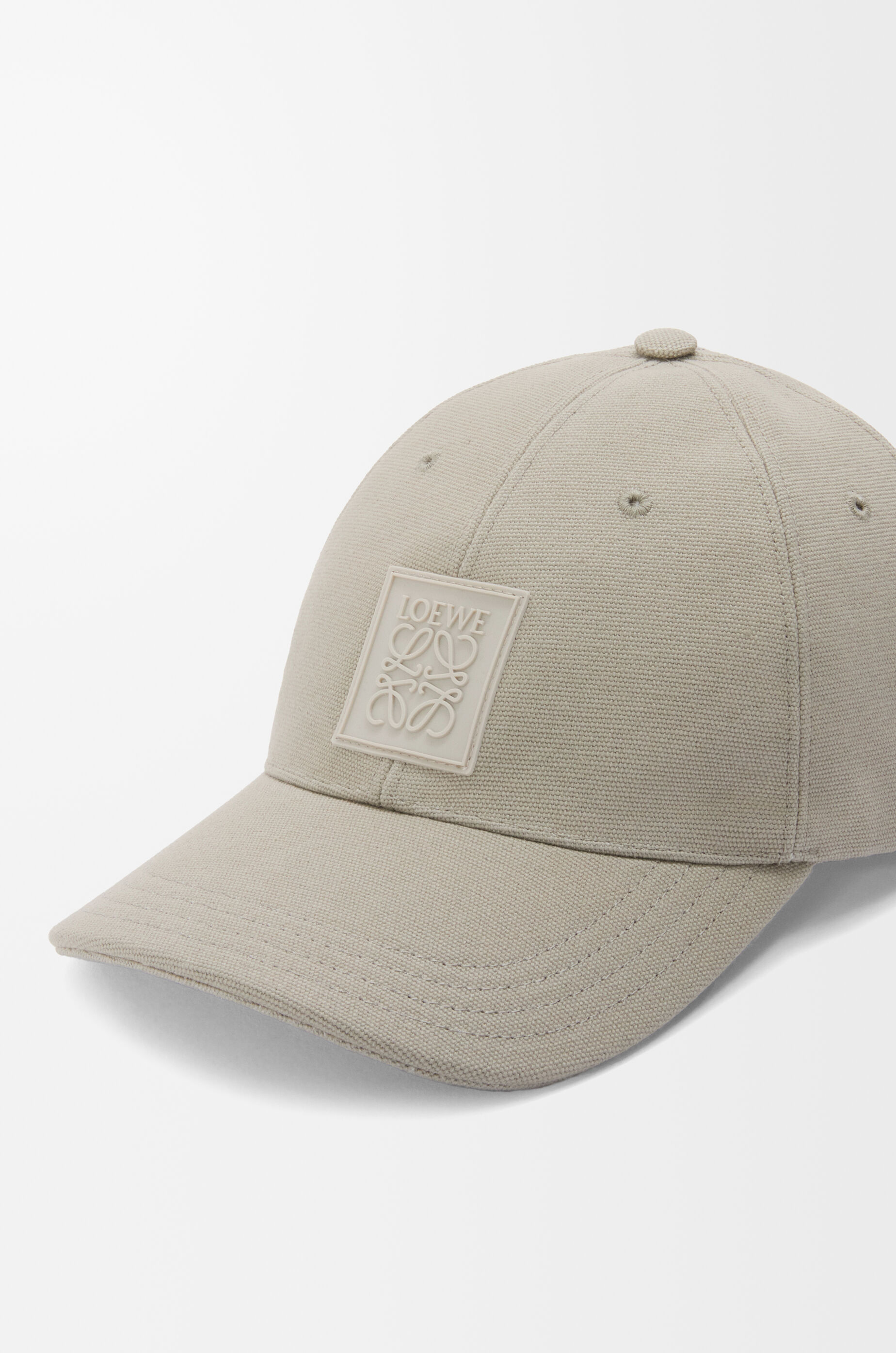 Patch cap in canvas Grey - LOEWE