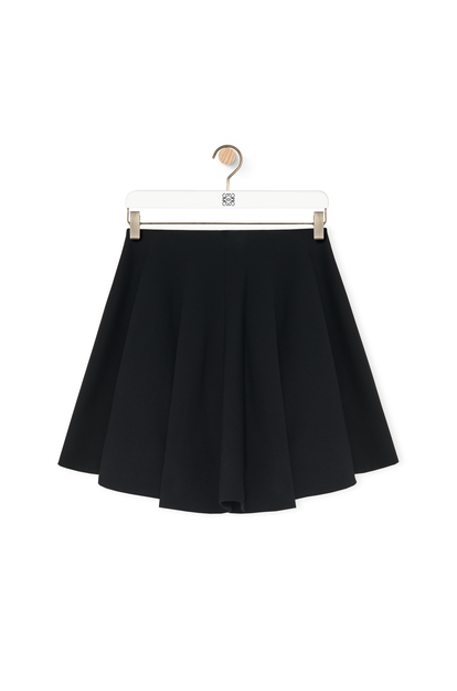LOEWE Skirt in silk and wool 黑色