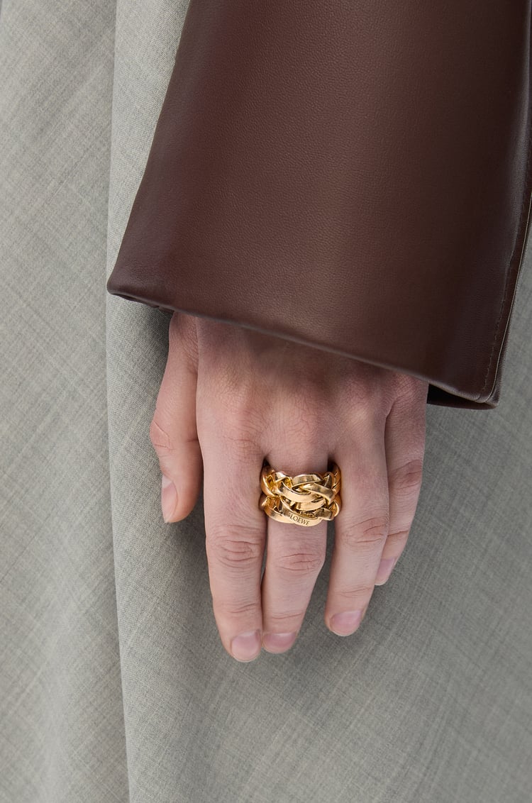 LOEWE Nest ring in sterling silver Gold