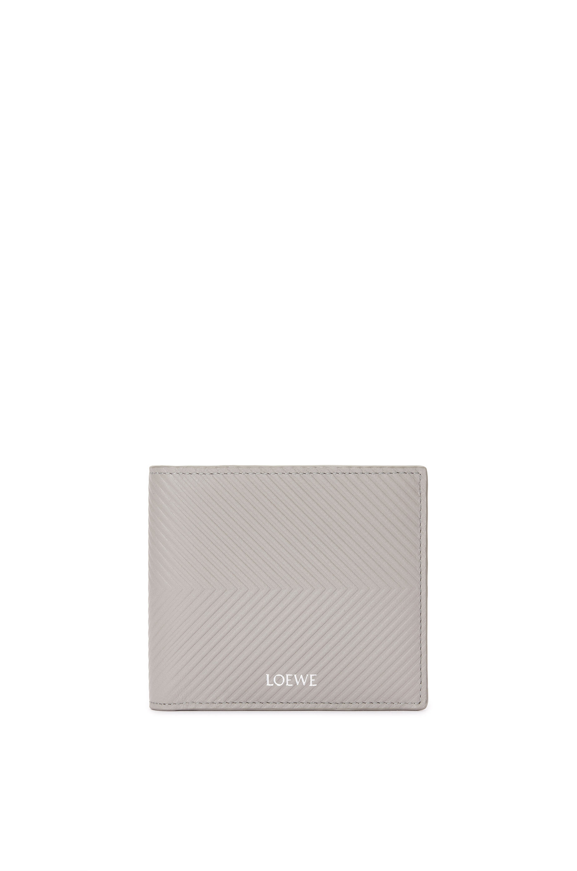 バイフォールド ウォレット（テクスチャードクラシックカーフ） シェルグレー - LOEWE