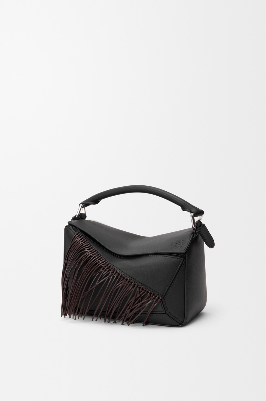 Fringe small Puzzle bag in classic calfskin