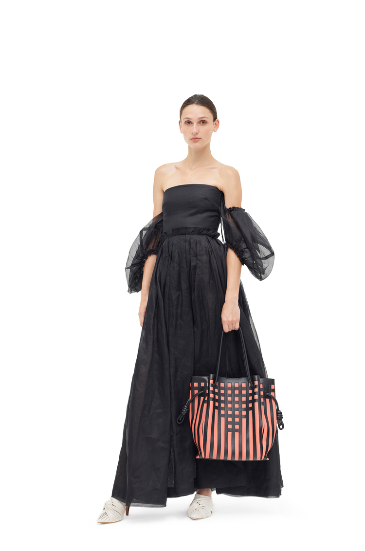 LOEWE OFF SHOULDER BALL GOWN Black