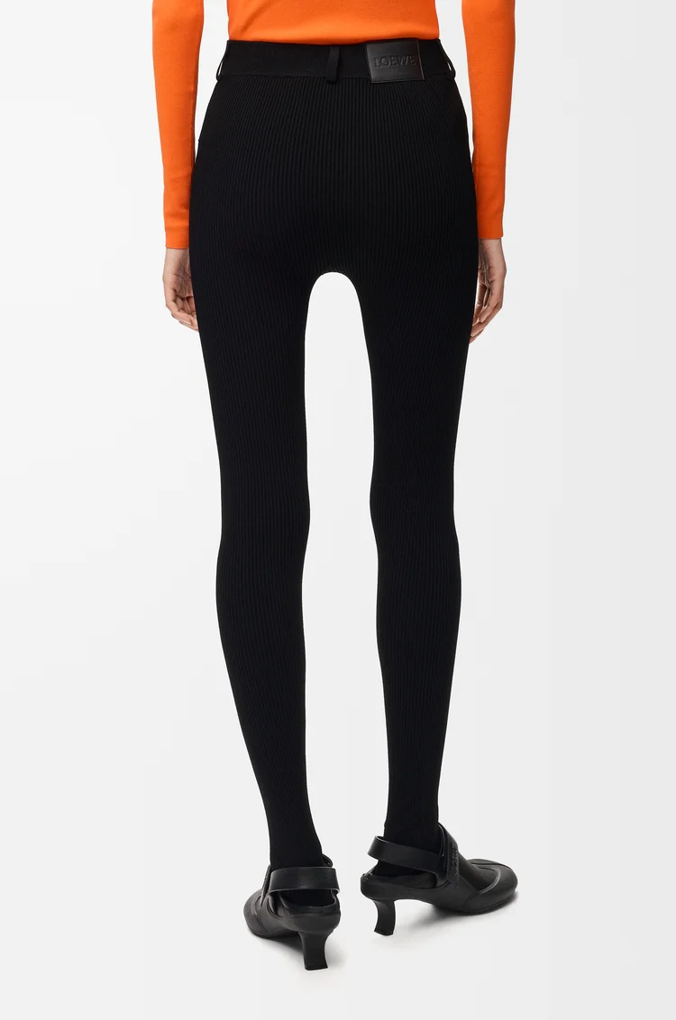 LOEWE Legging en mezcla de viscosa Negro