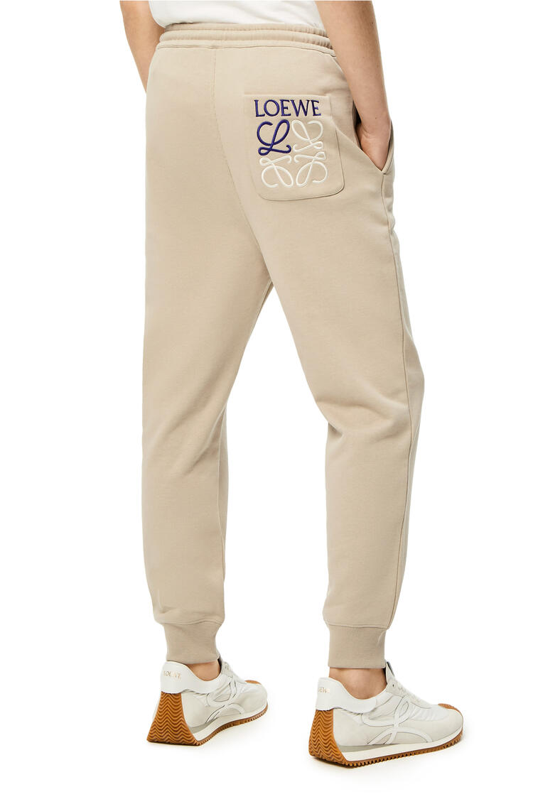 LOEWE Jogging trousers in cotton Stone Grey