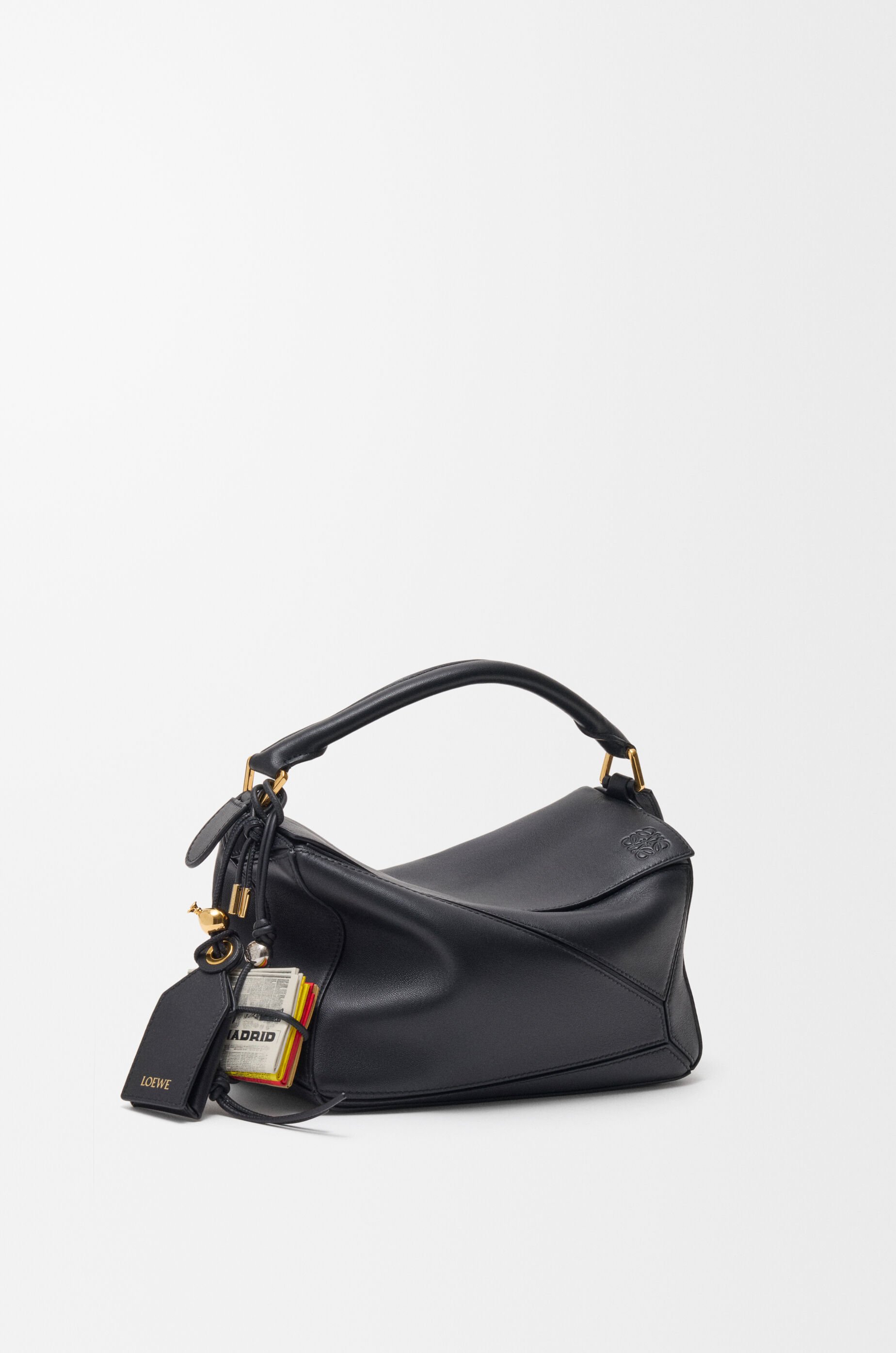 Newspaper charm in calfskin Multicolor - LOEWE USA Official Website