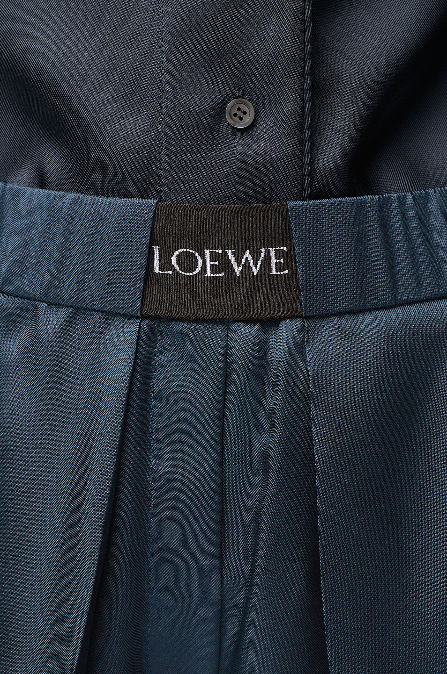 Elasticated trousers in silk Grey - LOEWE USA Official Website