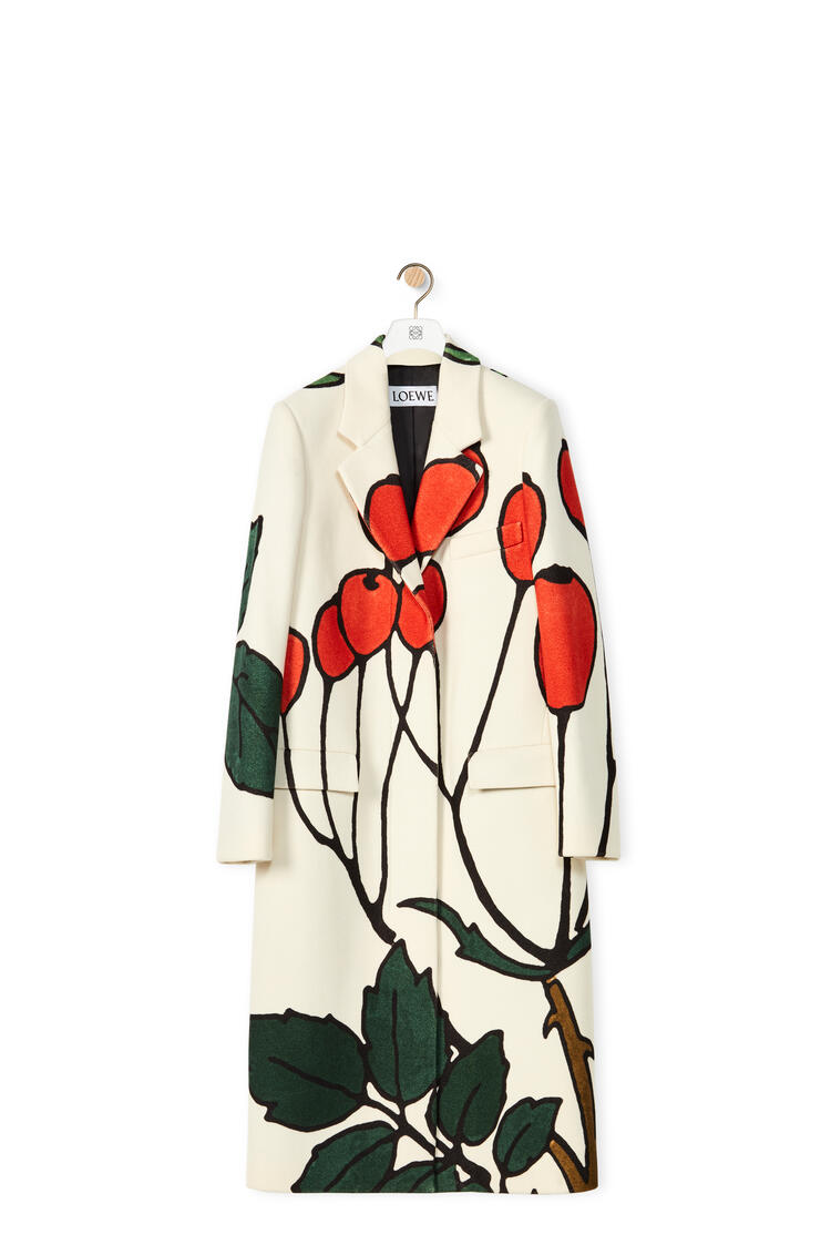 LOEWE Herbarium coat in wool Multicolor pdp_rd
