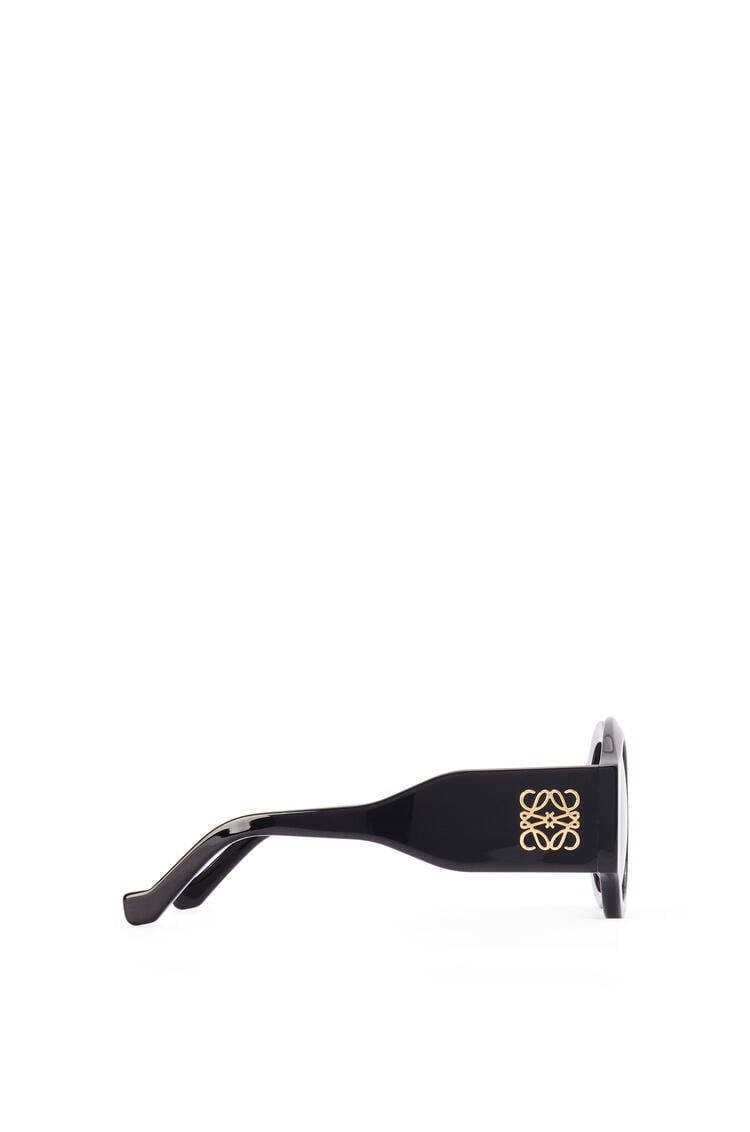 LOEWE Curved sunglasses in acetate Shiny Black pdp_rd